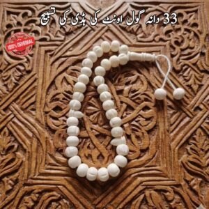 camel bone tasbeeh 33 beads round