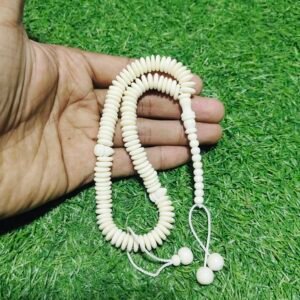 pocket size camel bone tasbeeh 100 elliptical ( chapta )beads