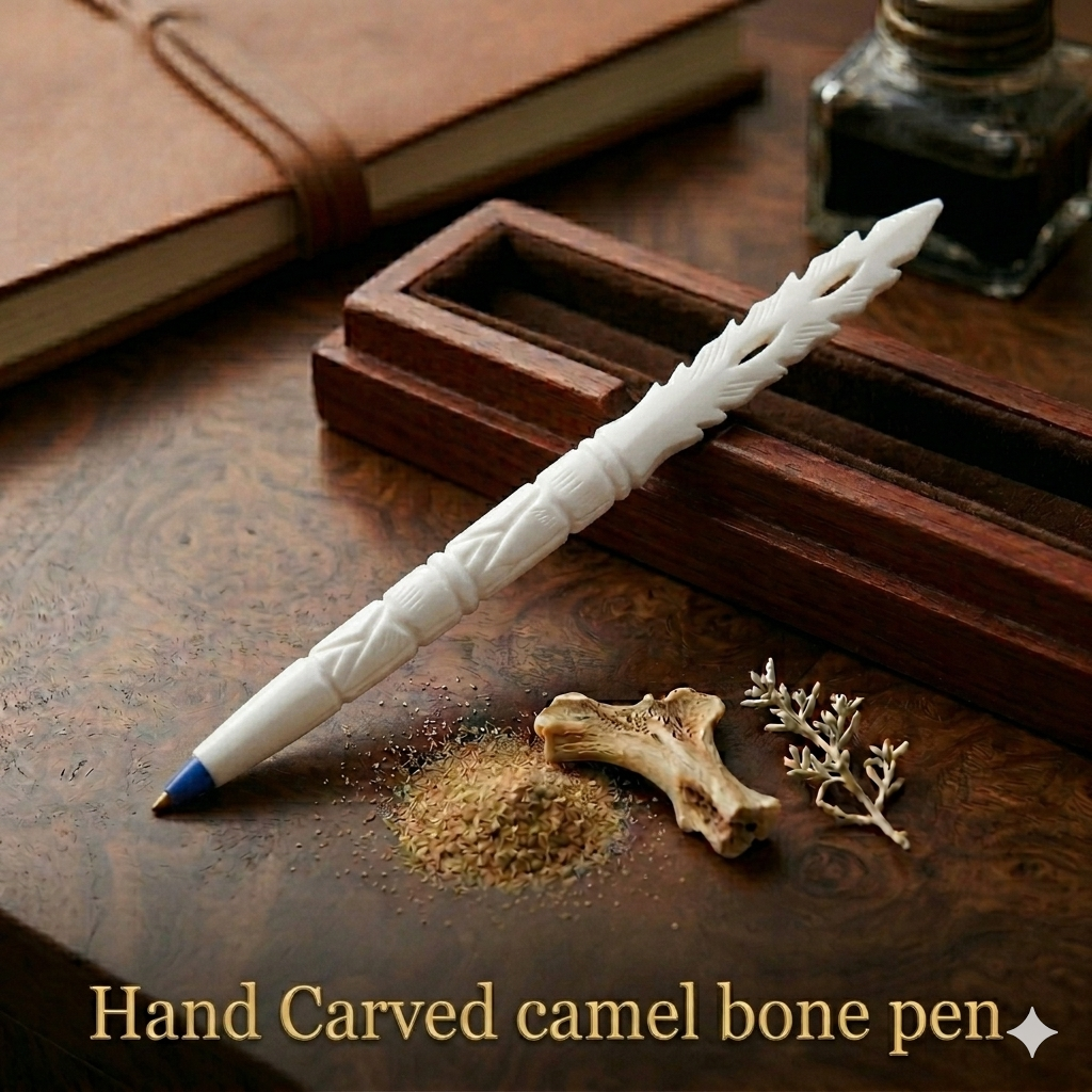 camel bone ball point pen royal design