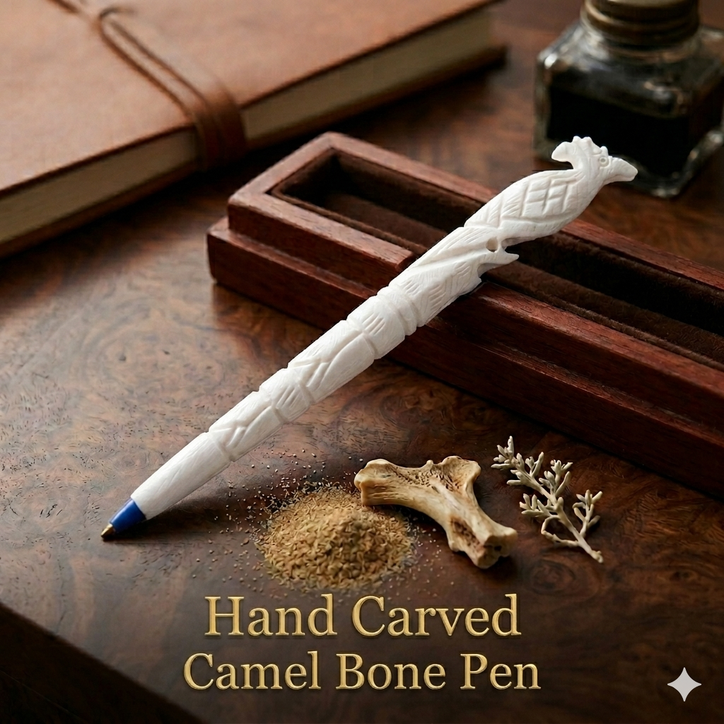 camel bone ball point pen eagle style