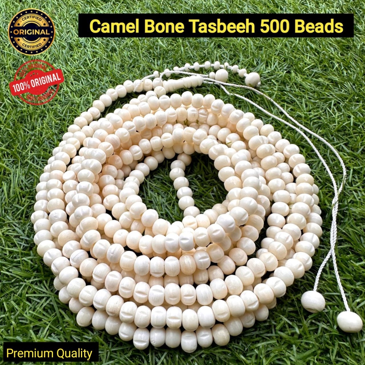 camel bone tasbeeh 500 round beads