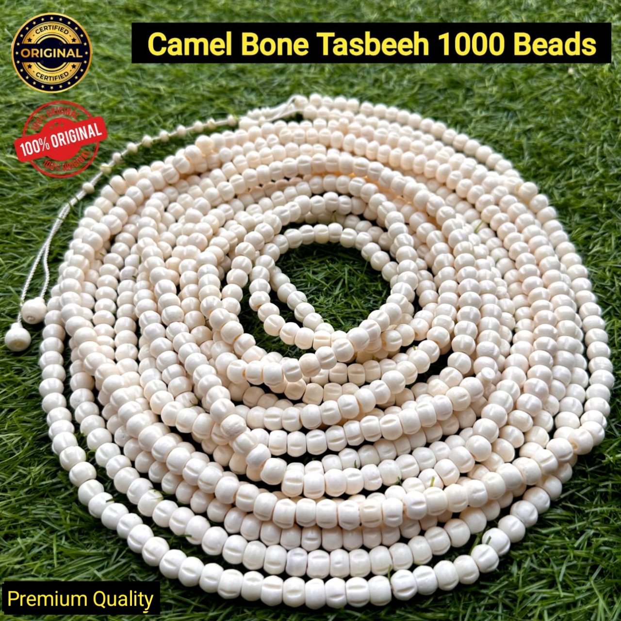 camel bone tasbeeh 1000 round beads