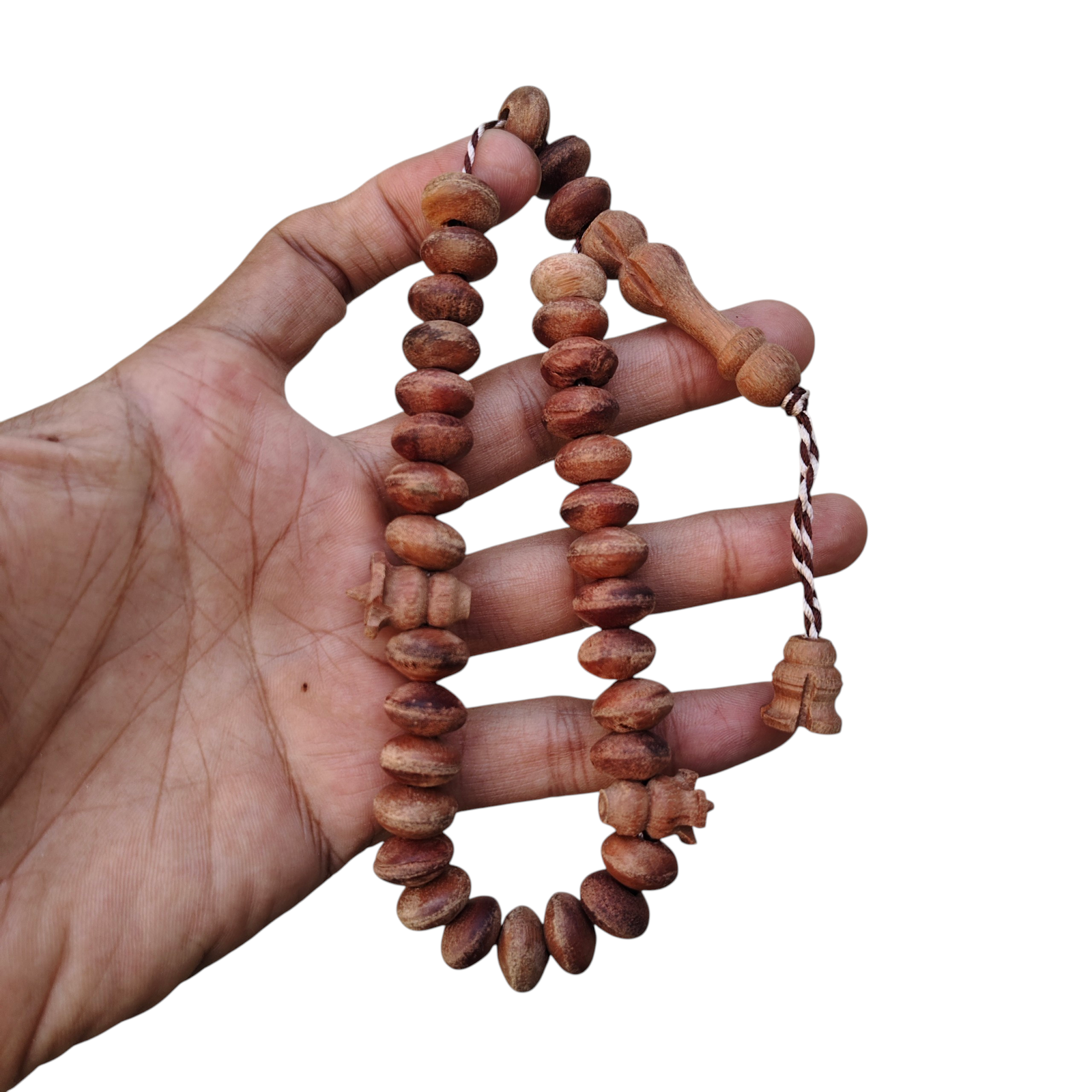sandal black wood tasbeeh 33 beads 12mm size