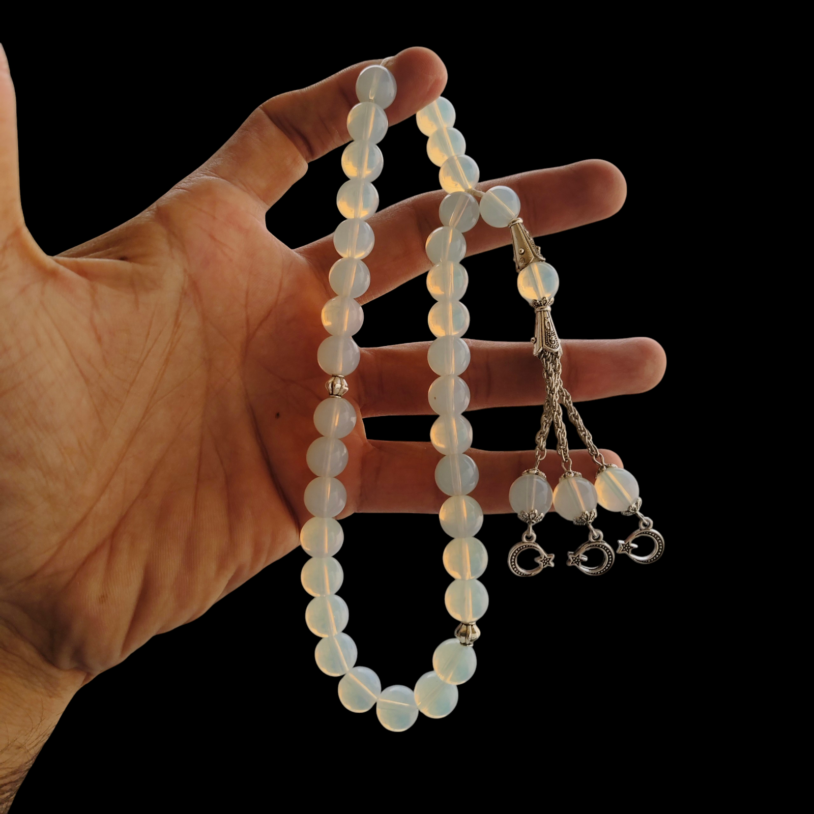 opal tasbeeh 33 beads 10mm size