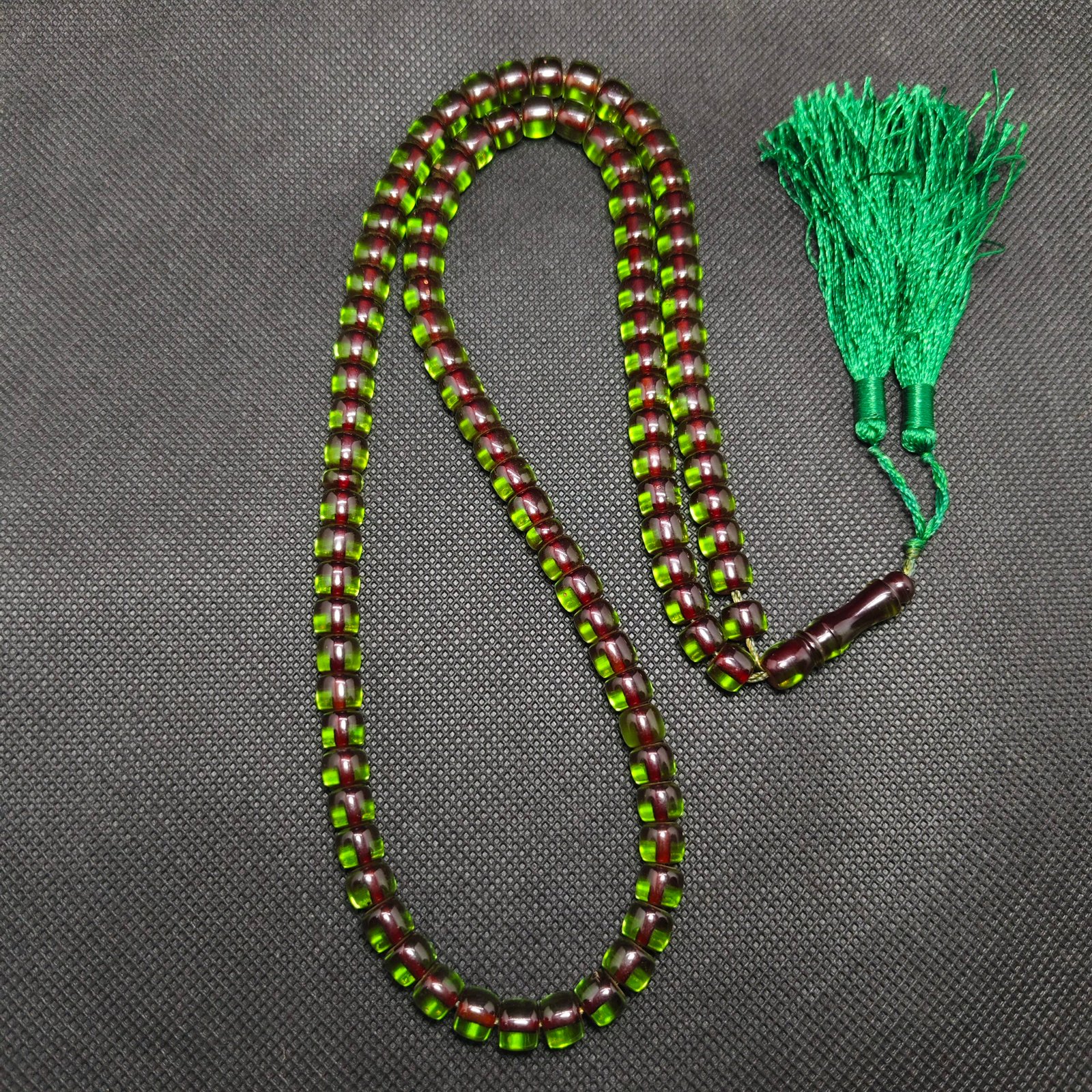 sandlus green tasbeeh 100 beads 7.5 mm | sundlus tasbih